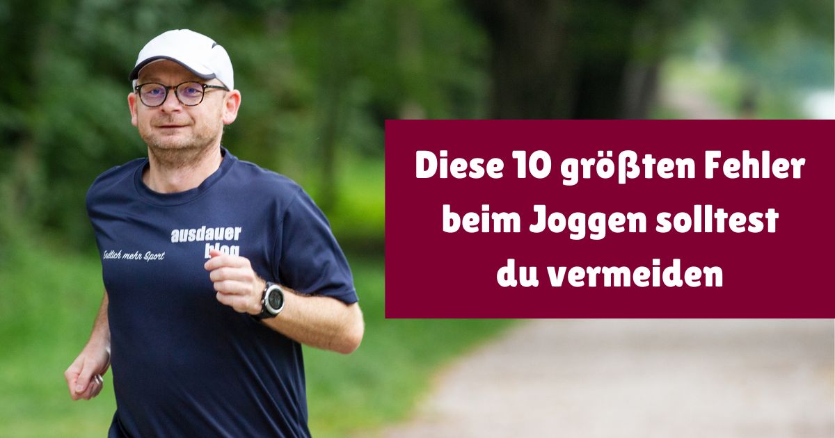 Beim Joggen solltest du diese 10 größten Fehler vermeiden. Erfahre, was du beim Laufen beachten solltest, um Frust und Verletzungen vorzubeugen