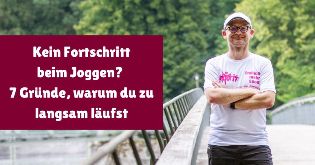 Erzielst du einfach kein Fortschritt beim Joggen? Du fühlst dich zu langsam beim Laufen? Dann findest du hier 7 Gründe, warum dein Training nicht wirkt.