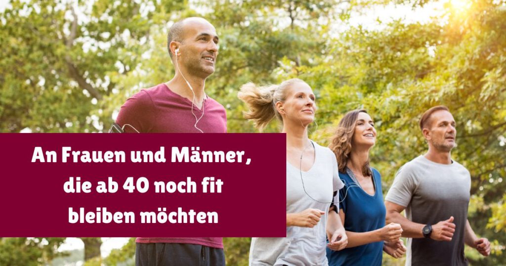 Über 40 macht die deutliche Mehrheit nie oder nur sehr selten Sport! Damit du fit bleibst, gibt es hier die 10 besten Tipps für Sport ab 40.