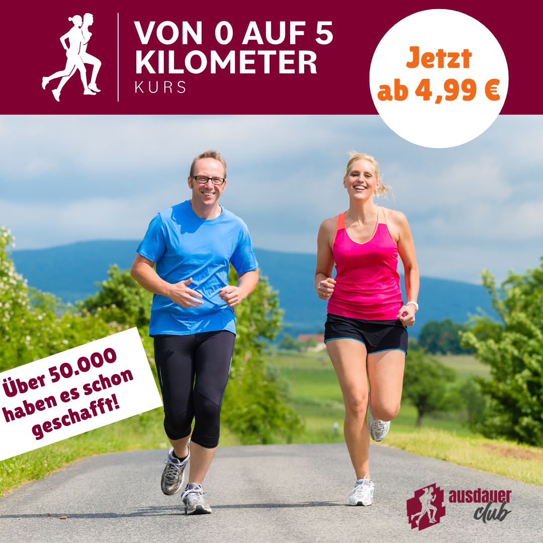 Laufkurs: Von 0 auf 5km in 8 Wochen