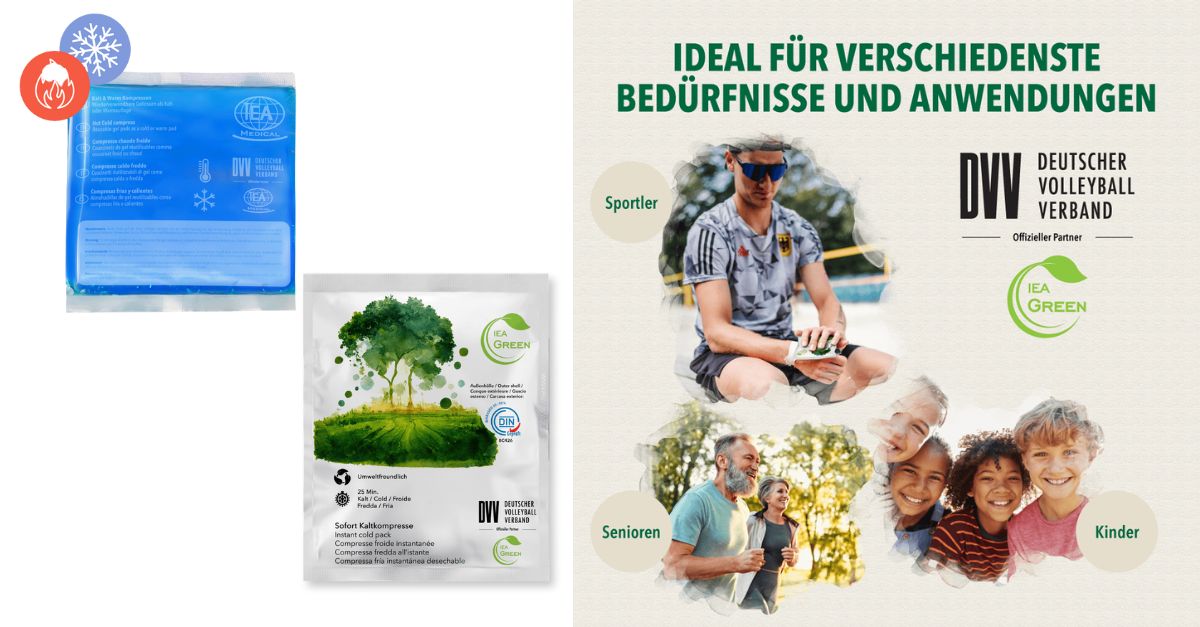 IEA Medical - Sofort-Kältekompresse, Kalt-Warm-Kompresse